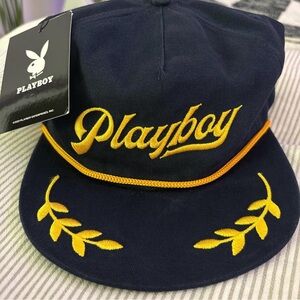 COPY - Playboy SnapBack Captains Hat - NWT